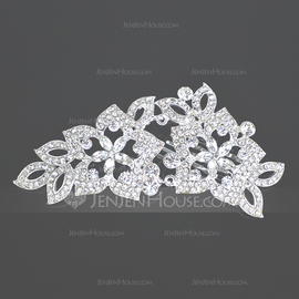 Lovely Clear Crystals Wedding Bridal Tiara (042004258)