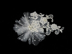 Gorgeous Tulle/ Lace Wedding Bridal Headpiece (042025231)