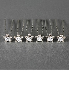 Gorgeous Crystals Wedding Bridal Pins/ Flowers-6 Pcs (042024265)