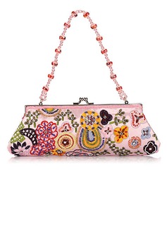 Elegant Cotton with Multicolor Beading Evening Handbag/Clutches(More Colors) (012025190)