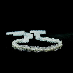 Simple Lace With Imitation Pearl Women's Headbands (042025239)