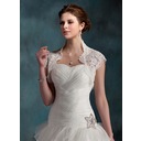 Short Sleeve Lace Wedding Wrap (013022603)