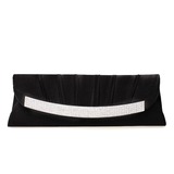 Gorgeous Silk Shell With Austrian Rhinestones Evening Handbags (012005505)