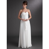 Empire Sweetheart Floor-Length Chiffon Wedding Dress With Ruffle (002001334)