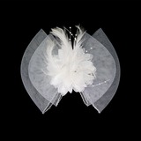Beautiful Cotton/Feather With Lace/Tulle Wedding Fascinators(More Colors) (042024906)
