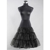 Lycra Half Slip Knee-Length Women Wedding Petticoats  (037024161)