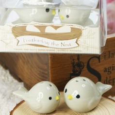 Ceramic Bird's Nest Salt & Pepper Shakers Wedding Favor (Set of 2) (051005573)