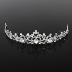 Tiaras Wedding Special Occasion Rhinestone Silver Headpieces With Clear (042018457)