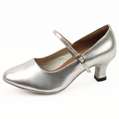 Leatherette Heels Pumps Modern Ballroom Dance Shoes (053011473)