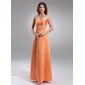 Empire Sweetheart Floor-Length Satin Bridesmaid Dress With Ruffle Beading Sequins (007000892) Empire Sweetheart Floor-Length Satin Bridesmaid Dress With Ruffle Beading Sequins (007000892)