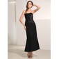 Sheath Sweetheart Ankle-Length Satin Lace Holiday Dress With Ruffle Lace (020014194) Sheath Sweetheart Ankle-Length Satin Lace Holiday Dress With Ruffle Lace (020014194)