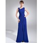Sheath V-neck Floor-Length Chiffon Mother of the Bride Dress With Ruffle Beading (008006887) Sheath V-neck Floor-Length Chiffon Mother of the Bride Dress With Ruffle Beading (008006887)