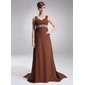 Empire Sweetheart Watteau Train Chiffon Mother of the Bride Dress With Ruffle Beading (008005668) Empire Sweetheart Watteau Train Chiffon Mother of the Bride Dress With Ruffle Beading (008005668)