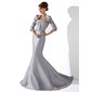 Mermaid Strapless Floor-Length Taffeta Mother of the Bride Dress With Sash (008006234) Mermaid Strapless Floor-Length Taffeta Mother of the Bride Dress With Sash (008006234)