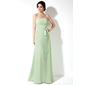 Vestidos princesa/ Formato A Sem alça Vestidos longo Chifon Vestido de madrinha com Pregueado (007001817) Vestidos princesa/ Formato A Sem alça Vestidos longo Chifon Vestido de madrinha com Pregueado (007001817)