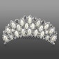 Silver Alloy Rhinestone And Pearl Three Layer Bridal Tiara (042009736) Silver Alloy Rhinestone And Pearl Three Layer Bridal Tiara (042009736)