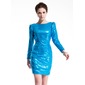 Sheath Scoop Neck Knee-Length Sequined Cocktail Dress (016008389) Sheath Scoop Neck Knee-Length Sequined Cocktail Dress (016008389)