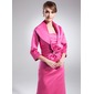 Half-Sleeve Satin Party/Evening With Beading Wraps (013024371) Half-Sleeve Satin Party/Evening With Beading Wraps (013024371)