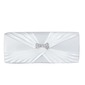 White Gorgeous Satin With Austrian Rhinestone Evening Clutches (012008204)