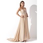 Empire Strapless Court Train Chiffon Wedding Dress With Ruffle Beadwork (002000454) Empire Strapless Court Train Chiffon Wedding Dress With Ruffle Beadwork (002000454)