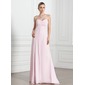 Empire Sweetheart Floor-Length Chiffon Evening Dress With Ruffle (017005269)