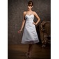 Empire Sweetheart Tea-Length Organza Homecoming Dress With Ruffle Beading Sequins (022010468) Empire Sweetheart Tea-Length Organza Homecoming Dress With Ruffle Beading Sequins (022010468)