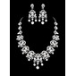 Beautiful Rhinestone Royal Ladies' Jewelry Set (011016828)