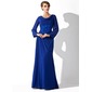 Sheath Cowl Neck Floor-Length Chiffon Mother of the Bride Dress With Lace (008006015) Sheath Cowl Neck Floor-Length Chiffon Mother of the Bride Dress With Lace (008006015)