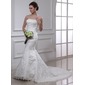 Sereia Sem alça Cauda capela cetim Renda Vestido de noiva com Bordado (002000487) Sereia Sem alça Cauda capela cetim Renda Vestido de noiva com Bordado (002000487)