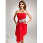 Sheath Sweetheart Asymmetrical Chiffon Cocktail Dress With Ruffle Beading (016008280) Sheath Sweetheart Asymmetrical Chiffon Cocktail Dress With Ruffle Beading (016008280)