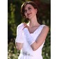 Elastisk Satin Broderier Albue Handsker (014013119) Elastisk Satin Broderier Albue Handsker (014013119)
