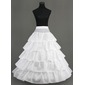 Nylon A-Line Full Gown 5 Tier Floor-length Slip Style/ Wedding Petticoats (037005376)