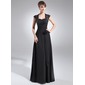 A-Line/Princess Sweetheart Floor-Length Chiffon Lace Mother of the Bride Dress With Ruffle Beading Flower(s) (008006153)