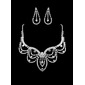 Gorgeous Rhinestone Two Piece Ladies' Fine Design Wedding Jewelry Set (011011958) Gorgeous Rhinestone Two Piece Ladies' Fine Design Wedding Jewelry Set (011011958)