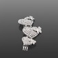 Gorgeous Austrian Drilling Haircomb (042016696)