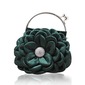 (Green)Satin With Shining Rhinestones Evening Handbags/ Clutches/ Top Handle Bags (012013561)
