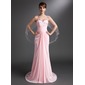 Sheath Sweetheart Court Train Chiffon Mother of the Bride Dress With Ruffle (008006422) Sheath Sweetheart Court Train Chiffon Mother of the Bride Dress With Ruffle (008006422)