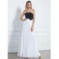 Empire Strapless Floor-Length Chiffon Prom Dress With Ruffle Beading Flower(s) (018020790) Empire Strapless Floor-Length Chiffon Prom Dress With Ruffle Beading Flower(s) (018020790)