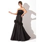 Mermaid Strapless Floor-Length Taffeta Evening Dress With Flower(s) (017002572)