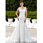 Mermaid V-neck Cathedral Train Tulle Wedding Dress With Lace (002000264) Mermaid V-neck Cathedral Train Tulle Wedding Dress With Lace (002000264)
