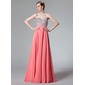 A-Line/Princess Sweetheart Floor-Length Chiffon Prom Dress With Beading Sequins (018012850) A-Line/Princess Sweetheart Floor-Length Chiffon Prom Dress With Beading Sequins (018012850)