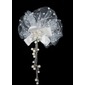 Lindo tule com pérolas de imitação Headpiece nupcial do casamento (042025229) Lindo tule com pérolas de imitação Headpiece nupcial do casamento (042025229)