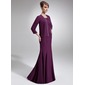 Mermaid Scoop Neck Floor-Length Chiffon Mother of the Bride Dress With Beading (008005928) Mermaid Scoop Neck Floor-Length Chiffon Mother of the Bride Dress With Beading (008005928)