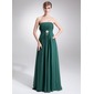 Empire Strapless Floor-Length Chiffon Mother of the Bride Dress With Ruffle Beading (008016251)