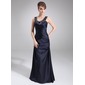 Sheath Scoop Neck Floor-Length Charmeuse Mother of the Bride Dress With Ruffle Beading (008022559) Sheath Scoop Neck Floor-Length Charmeuse Mother of the Bride Dress With Ruffle Beading (008022559)