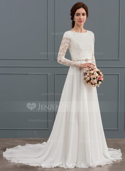 a line princess scoop dress