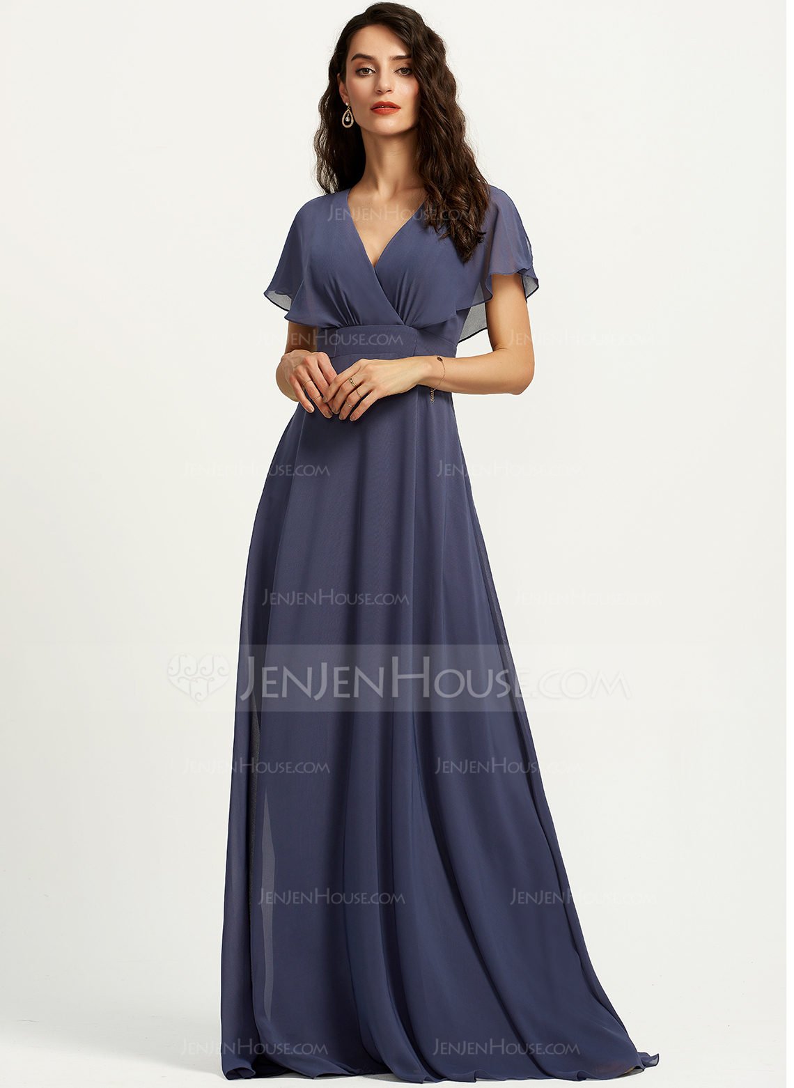 A-line Chiffon Dress