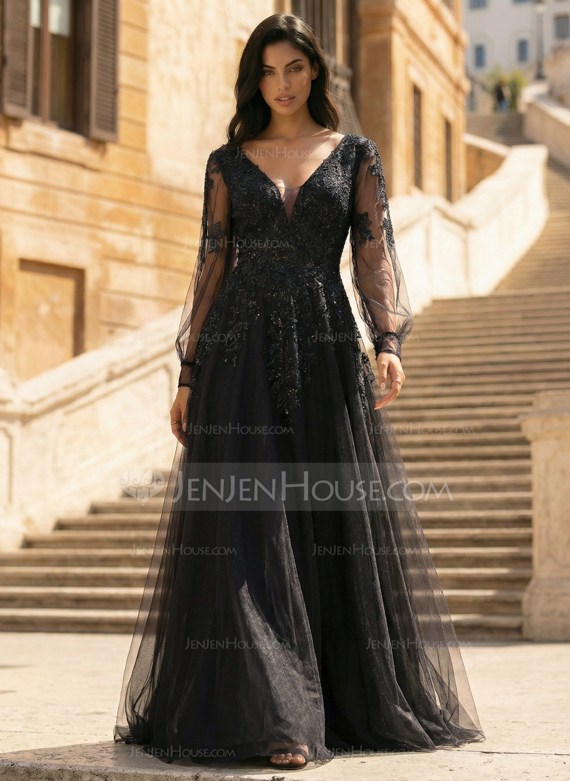 Sequins Tulle Dress