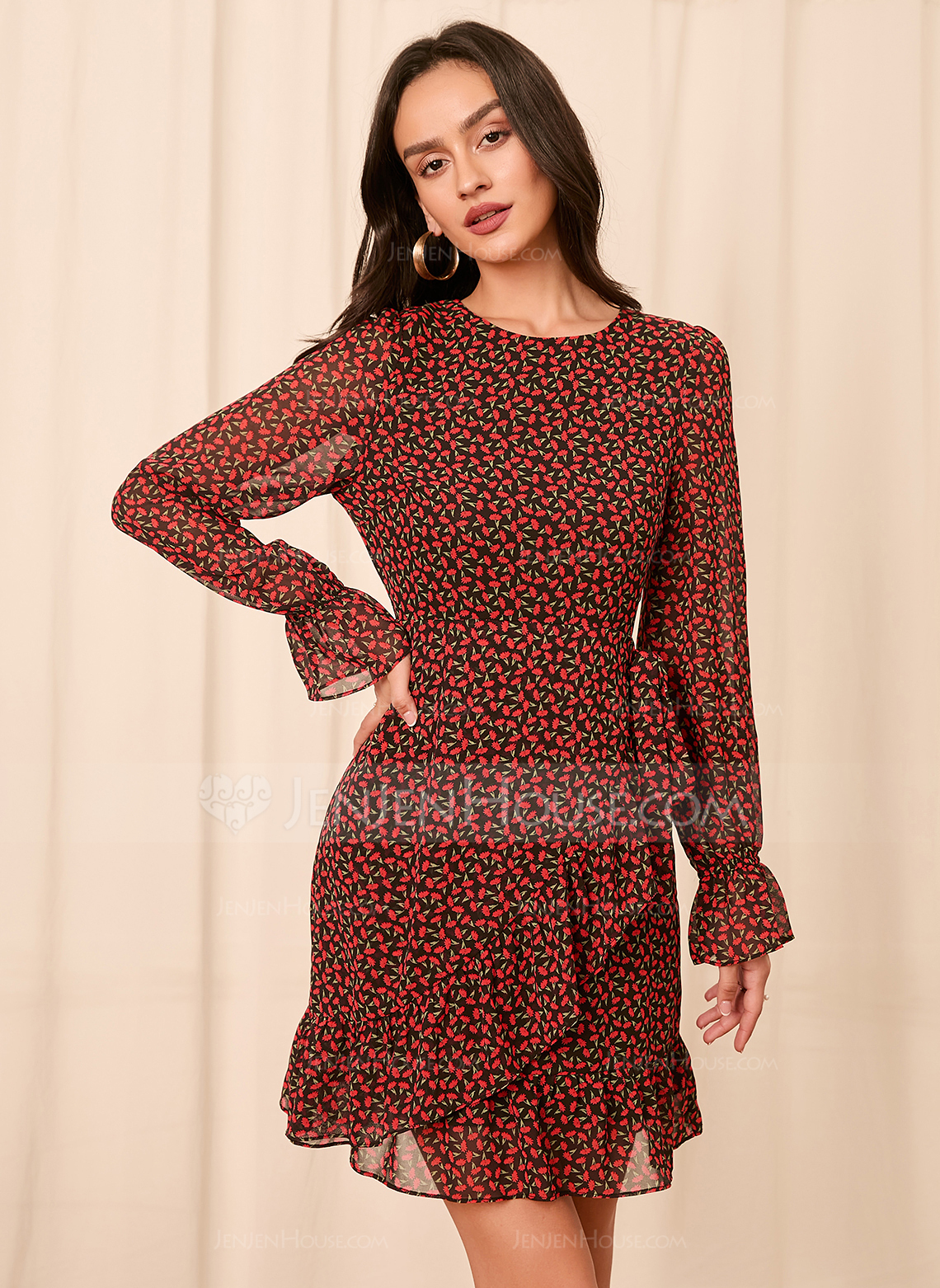 Chiffon Mini Dress