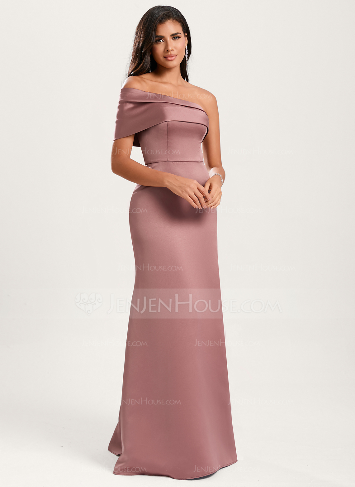 A-line Satin Dress